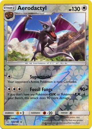 AERODACTYL 53/108 REVERSE HOLO FOIL RARE Pokemon Card