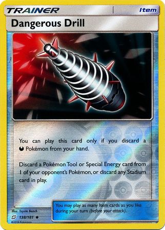 Dangerous Drill 138 181 Uncommon Reverse Holo Dangerous Drill 138 181 Uncommon Reverse Holo