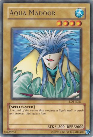 Aqua Madoor LOB E021 Rare Unlimited Legend Of Blue Eyes White Dragon LOB Unlimited Singles Aqua Madoor LOB E021 Rare Unlimited Legend Of Blue Eyes White Dragon LOB Unlimited Singles