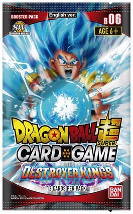 Dragon Ball Super Destroyer Kings Booster Pack Bandai Dragon Ball Super Sealed Product Dragon Ball Super Destroyer Kings Booster Pack Bandai Dragon Ball Super Sealed Product