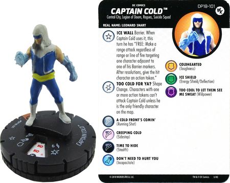 Captain Cold DP18 101 2018 Convention Exclusive DC Heroclix Heroclix 2018 Convention Exclusives Captain Cold DP18 101 2018 Convention Exclusive DC Heroclix Heroclix 2018 Convention Exclusives
