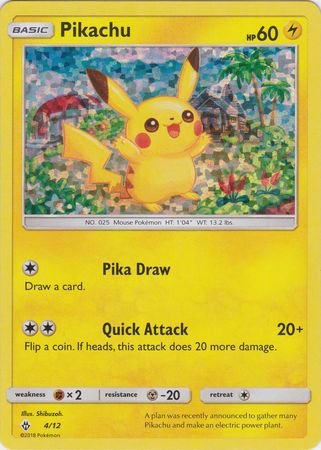 mcdonalds pikachu holo