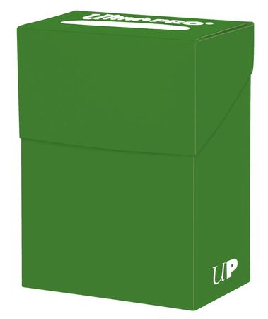 Ultra Pro Solid Light green Deck Box (ULT85296) | TrollAndToad