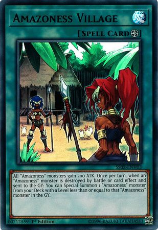 Amazoness Village SS02 ENV03 Ultra Rare 1st Edition Amazoness Village SS02 ENV03 Ultra Rare 1st Edition