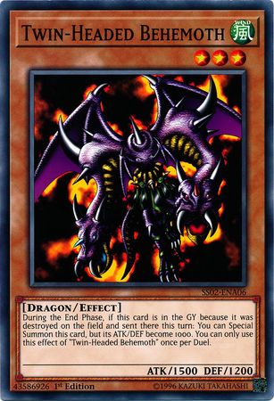 Twin Headed Behemoth SS02 ENA06 Common 1st Edition Twin Headed Behemoth SS02 ENA06 Common 1st Edition