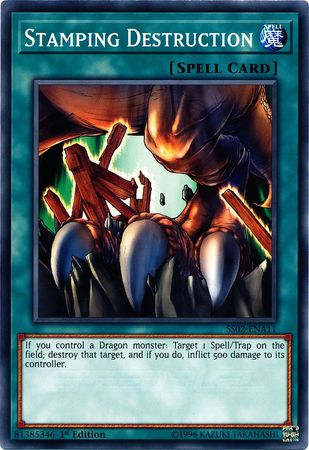 Stamping Destruction SS02 ENA11 Common 1st Edition Speed Duel Starter Decks Duelists of Tomorrow Singles Stamping Destruction SS02 ENA11 Common 1st Edition Speed Duel Starter Decks Duelists of Tomorrow Singles