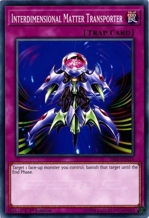 Interdimensional Matter Transporter SS02 ENA15 Common 1st Edition Speed Duel Starter Decks Duelists of Tomorrow Singles Interdimensional Matter Transporter SS02 ENA15 Common 1st Edition Speed Duel Starter Decks Duelists of Tomorrow Singles