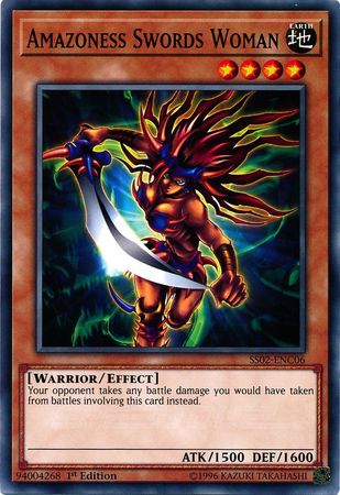 Amazoness Swords Woman SS02 ENC06 Common 1st Edition Amazoness Swords Woman SS02 ENC06 Common 1st Edition
