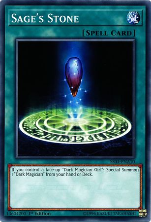 Yugioh Card Sage's Stone GLD4-EN038 Limited Edition 