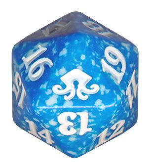 Eldritch Moon Blue Spindown Life Counter MTG Dice Life Counters Tokens Eldritch Moon Blue Spindown Life Counter MTG Dice Life Counters Tokens