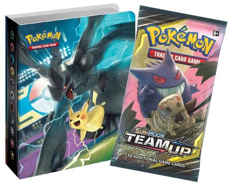 Pokemon Sun Moon Team Up Mini 1 Pocket Album w Bonus Booster Pack Binders Portfolios Pokemon Sun Moon Team Up Mini 1 Pocket Album w Bonus Booster Pack Binders Portfolios