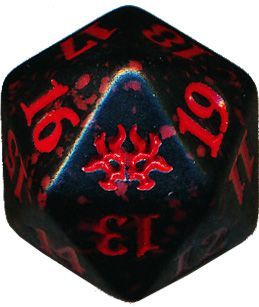 MTG The Lord Of The Rings GIFT BUNDLE EXCLUSIVE RED SPINDOWN DIE D20 Life  Count