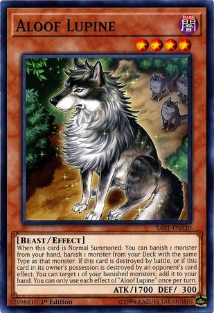 Aloof Lupine SAST EN030 Common 1st Edition Aloof Lupine SAST EN030 Common 1st Edition