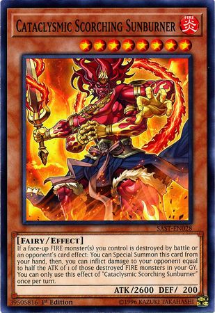 Cataclysmic Scorching Sunburner SAST EN028 Common 1st Edition Cataclysmic Scorching Sunburner SAST EN028 Common 1st Edition