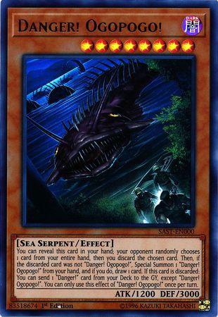 半額以下で買えるクーポン特集 Strike Savage - Ogopogo! Danger! 1st Yugioh - Edition コレクションカード