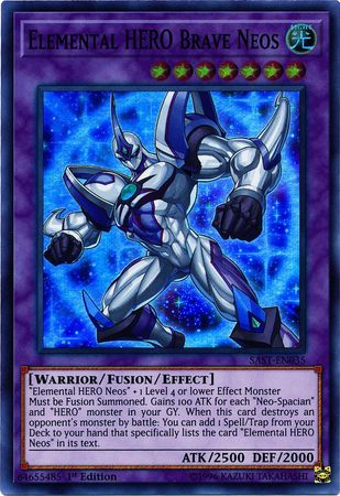 Elemental HERO Neos SDHS-EN007 Common Yu-Gi-Oh Card 1st Edition New 