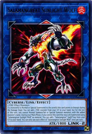 Salamangreat Sunlight Wolf SAST EN048 Rare 1st Edition Salamangreat Sunlight Wolf SAST EN048 Rare 1st Edition