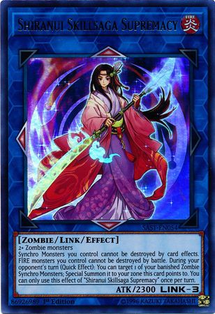 Shiranui Skillsaga Supremacy SAST EN054 Ultra Rare 1st Edition Shiranui Skillsaga Supremacy SAST EN054 Ultra Rare 1st Edition