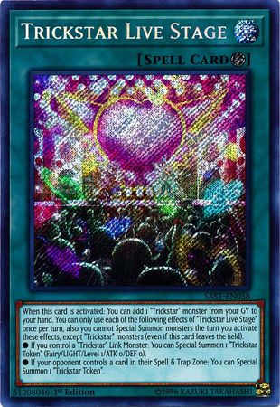 Trickstar Live Stage SAST EN058 Secret Rare 1st Edition Savage Strike 1st Edition Singles Trickstar Live Stage SAST EN058 Secret Rare 1st Edition Savage Strike 1st Edition Singles