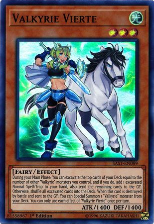 Valkyrie Vierte SAST EN089 Super Rare 1st Edition Savage Strike 1st Edition Singles Valkyrie Vierte SAST EN089 Super Rare 1st Edition Savage Strike 1st Edition Singles