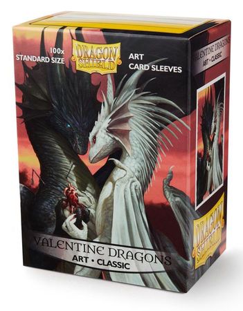 Dragon Shield Classic Valentine Dragons Art 100ct Standard Sized Sleeves AT 12019 Sleeves Dragon Shield Classic Valentine Dragons Art 100ct Standard Sized Sleeves AT 12019 Sleeves