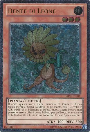 Ultimate Rare Dente Di Leone AP04 IT001 Italian Yugioh Cards Ultimate Rare Dente Di Leone AP04 IT001 Italian Yugioh Cards