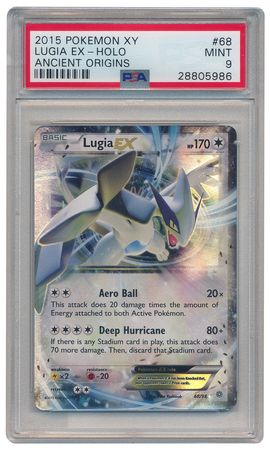 Lugia EX 68 98 PSA Mint 9 Ultra Rare XY Ancient Origins 5986 XY Ancient Origins Singles Lugia EX 68 98 PSA Mint 9 Ultra Rare XY Ancient Origins 5986 XY Ancient Origins Singles