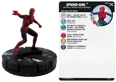 Spider Girl 001a Earth X Marvel Heroclix Marvel Earth X Singles Spider Girl 001a Earth X Marvel Heroclix Marvel Earth X Singles