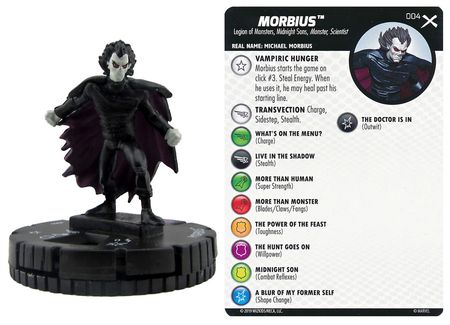 MORBIUS 004 Earth X Marvel HeroClix 