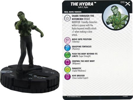 Heroclix Earth X The Hydra #010 Common w/ Card