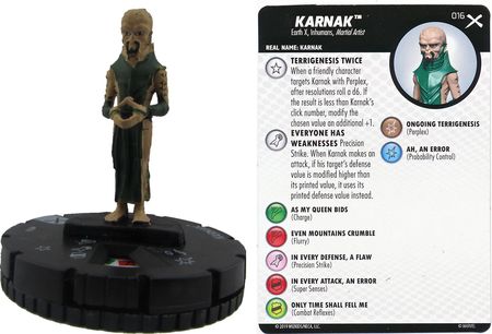 Karnak 016 Earth X Marvel Heroclix Marvel Earth X Singles Karnak 016 Earth X Marvel Heroclix Marvel Earth X Singles