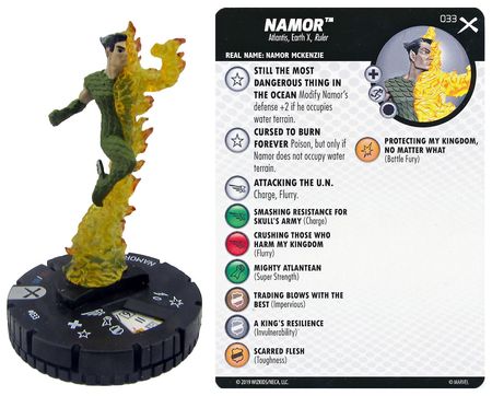 Heroclix Earth X Electro #024 Uncommon w/ Card 