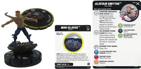 Alistair Smythe & s002 Mini-Slayer 036 Marvel Earth X HeroClix Miniature Rare