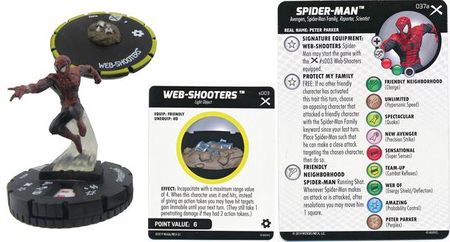 Spider Man 037a Earth X Marvel Heroclix w Web Shooters S003 Spider Man 037a Earth X Marvel Heroclix w Web Shooters S003