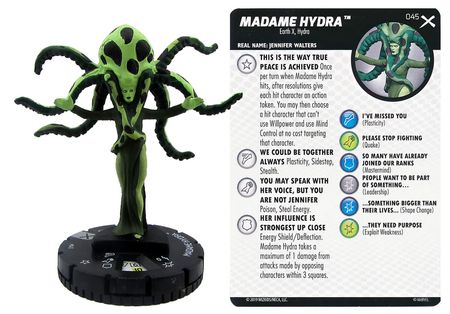 Marvel Heroclix EARTH X # 045  Madame Hydra RARE