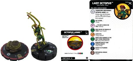 Lady Octopus 049 Earth X Marvel Heroclix w Octopus Arms S004 Marvel Earth X Singles Lady Octopus 049 Earth X Marvel Heroclix w Octopus Arms S004 Marvel Earth X Singles