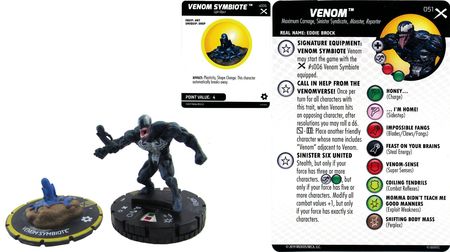 Venom 051 Earth X Marvel Heroclix w Venom Symbiote S006 Marvel Earth X Singles Venom 051 Earth X Marvel Heroclix w Venom Symbiote S006 Marvel Earth X Singles