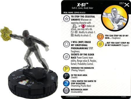 X 51 057 Earth X Marvel Heroclix Marvel Earth X Singles X 51 057 Earth X Marvel Heroclix Marvel Earth X Singles