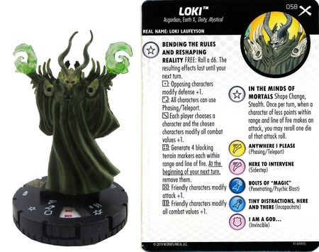 CUR Singles Details about   HeroClix Marvel Earth X 