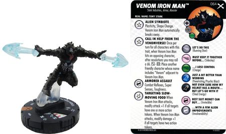 Venom Iron Man 064 Chase Rare Earth X Marvel Heroclix Venom Iron Man 064 Chase Rare Earth X Marvel Heroclix