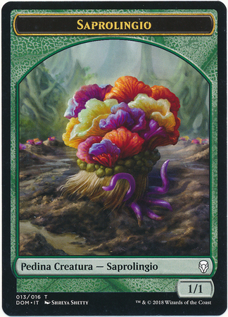 Saprolingio Saproling Token 013 016 Italian Dominaria Saprolingio Saproling Token 013 016 Italian Dominaria