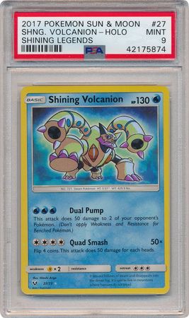 Shining Volcanion 27 73 PSA Mint 9 Holo Rare SM Shining Legends 5874 Sun Moon Shining Legends Singles Shining Volcanion 27 73 PSA Mint 9 Holo Rare SM Shining Legends 5874 Sun Moon Shining Legends Singles