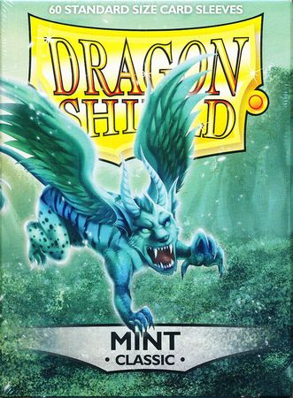 Dragon Shield Mint Classic 60ct Standard Sized Sleeves AT 10725 Sleeves Dragon Shield Mint Classic 60ct Standard Sized Sleeves AT 10725 Sleeves