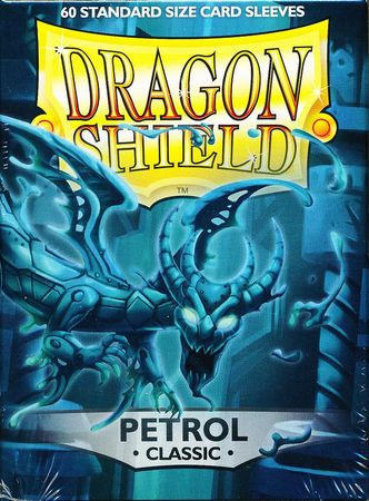 Dragon Shield Petrol Classic 60ct Standard Sized Sleeves AT 10720 Sleeves Dragon Shield Petrol Classic 60ct Standard Sized Sleeves AT 10720 Sleeves