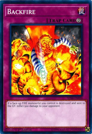 Backfire SDSB EN038 Common 1st Edition Structure Deck Soulburner Singles Backfire SDSB EN038 Common 1st Edition Structure Deck Soulburner Singles