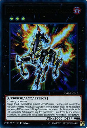 Salamangreat Miragestallio SDSB EN042 Ultra Rare 1st Edition Salamangreat Miragestallio SDSB EN042 Ultra Rare 1st Edition
