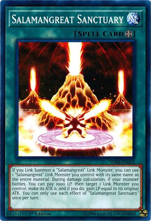 Salamangreat Sanctuary SDSB EN025 Common 1st Edition Structure Deck Soulburner Singles Salamangreat Sanctuary SDSB EN025 Common 1st Edition Structure Deck Soulburner Singles
