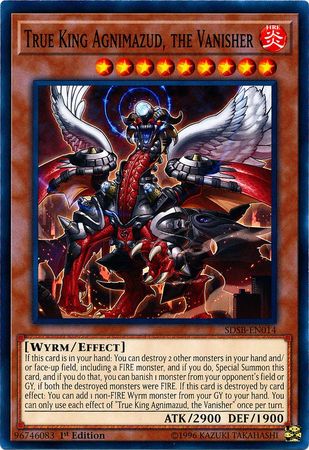 True King Agnimazud the Vanisher SDSB EN014 Common 1st Edition True King Agnimazud the Vanisher SDSB EN014 Common 1st Edition