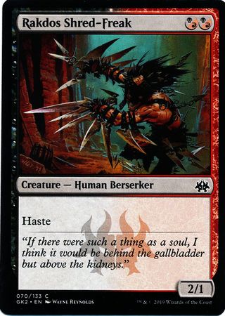 Rakdos Shred-Freak 070/133 - Rakdos Guild Kit - Magic | TrollAndToad