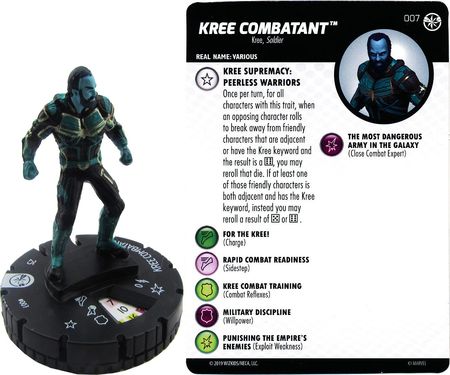 Kree Combatant 007 Captain Marvel Movie Gravity Feed Marvel Heroclix Marvel Captain Marvel Movie Gravity Feed Singles Kree Combatant 007 Captain Marvel Movie Gravity Feed Marvel Heroclix Marvel Captain Marvel Movie Gravity Feed Singles